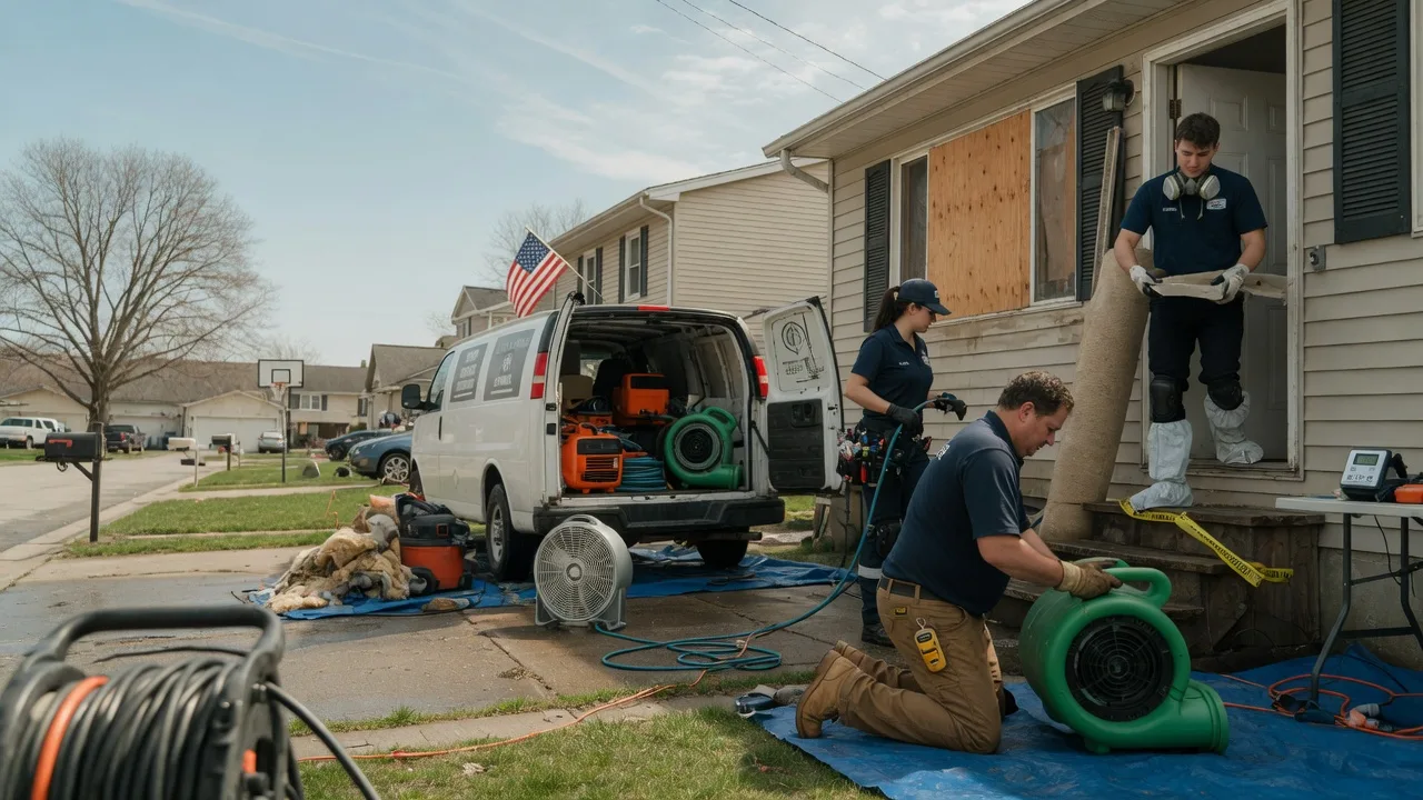 Water Damage Restoration in Dublin, IN near me
